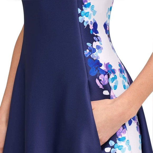 DKNY Sleeveless Fit and Flare Dress - Picture 4 of 8